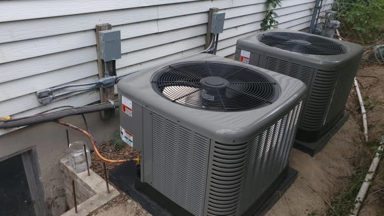 Double AC Condenser
