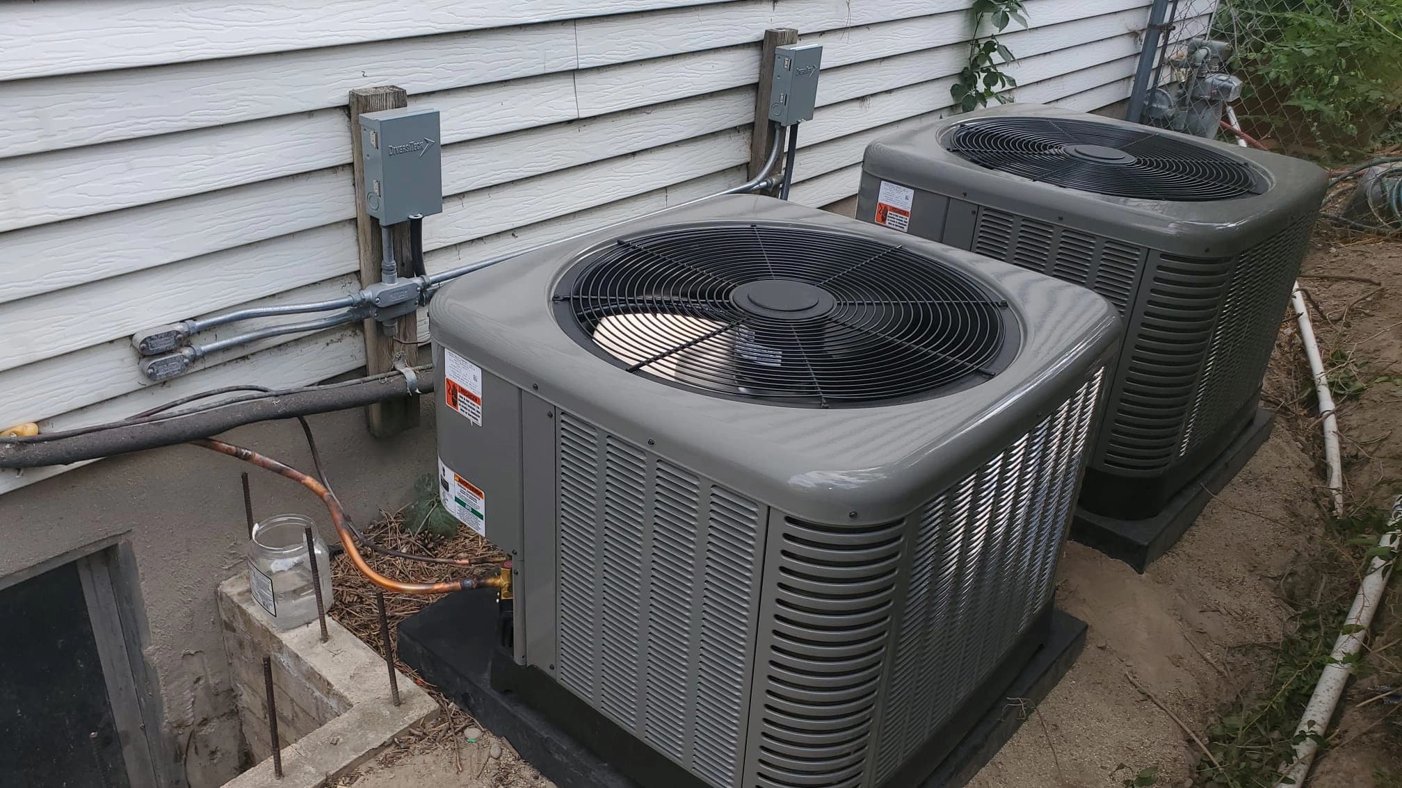 Double AC Condenser